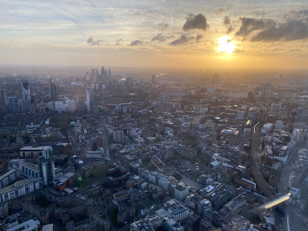 View from the Shard, London